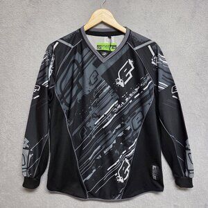 Planet Eclipse Paintball Jersey Mens XS Pro Gram Black Long Sleeve